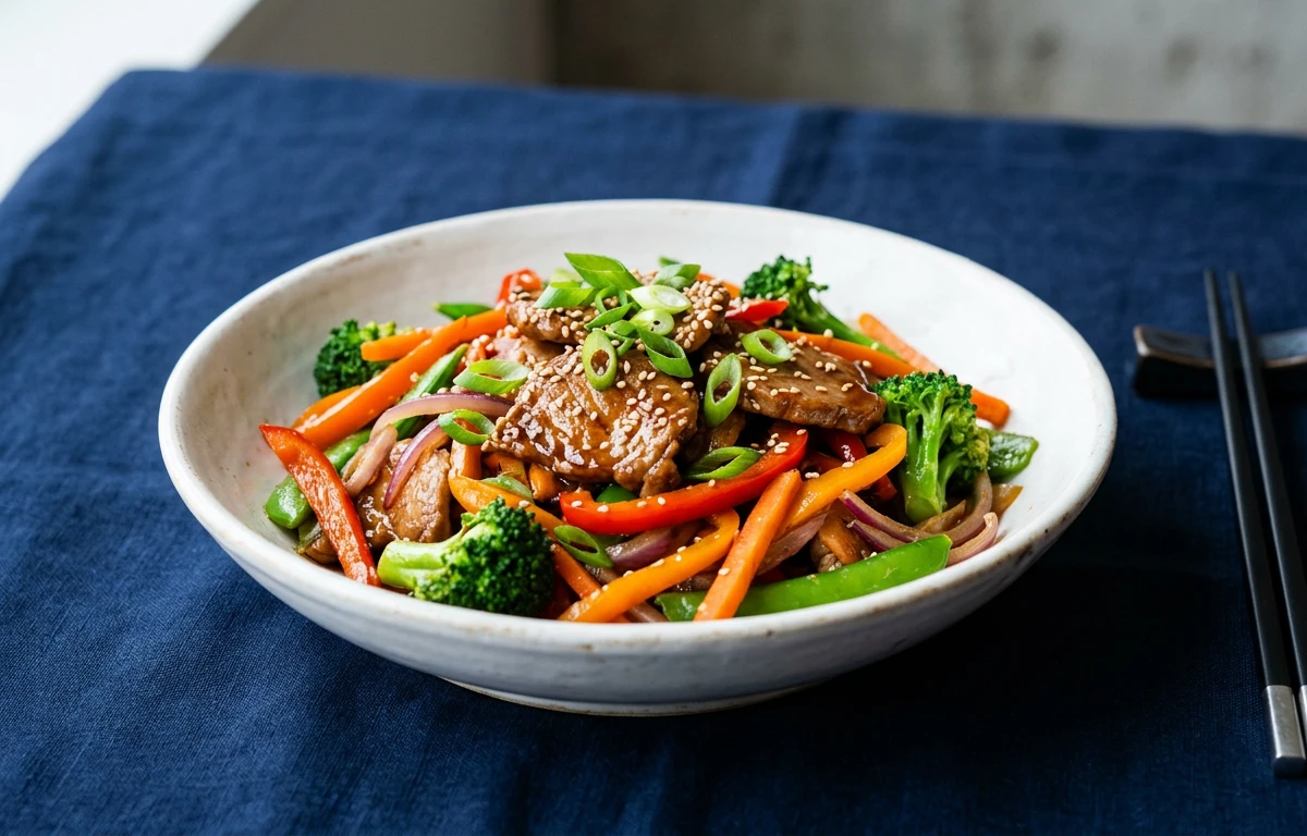 Quick Pork & Vegetable Stir-Fry