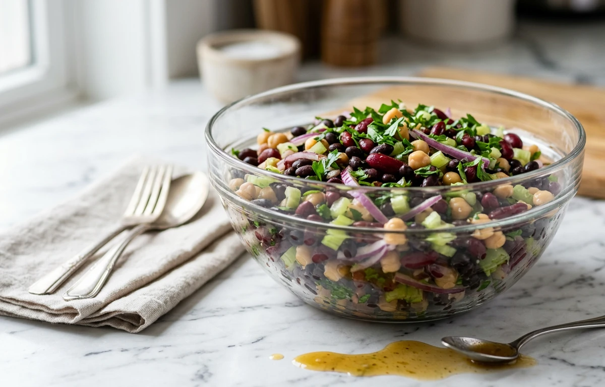 Quick Three-Bean Salad