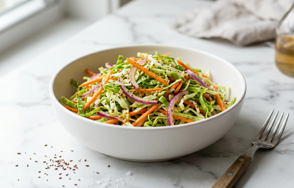 Quick Vinegar Slaw