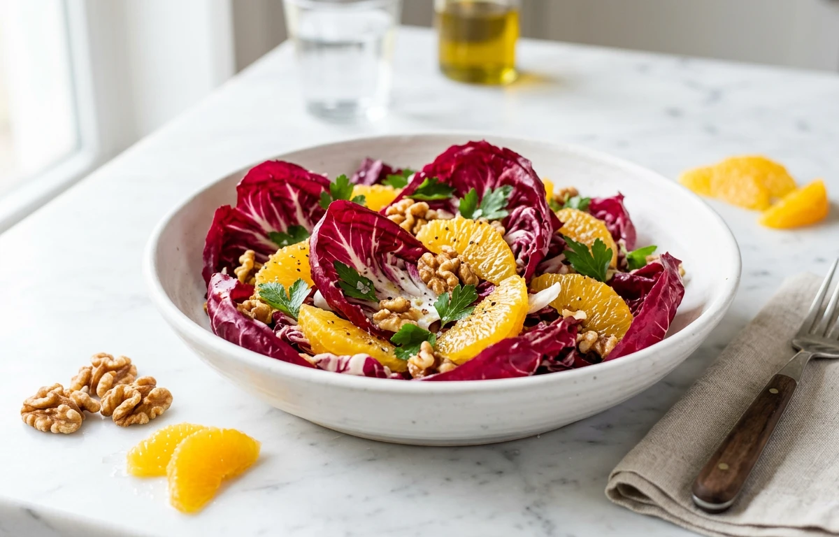 Radicchio & Orange Salad with Walnuts