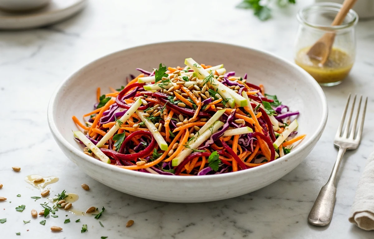 Rainbow Root Vegetable Slaw