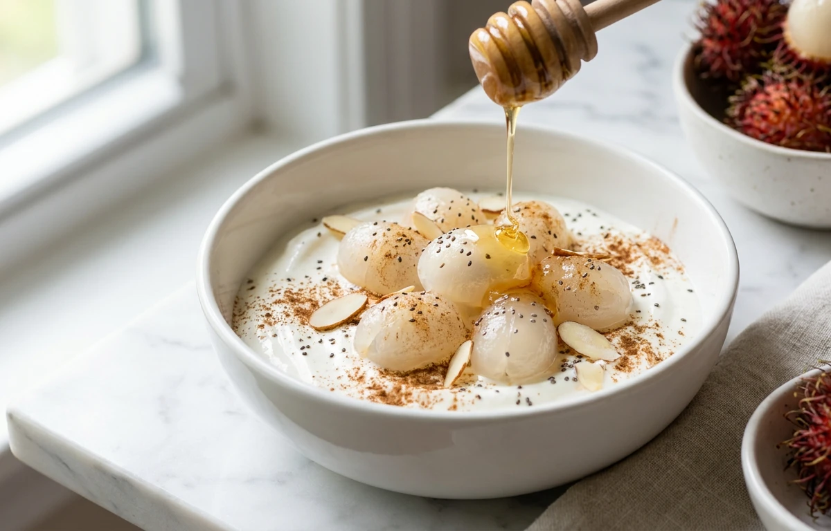 Rambutan & Greek Yogurt Bowl