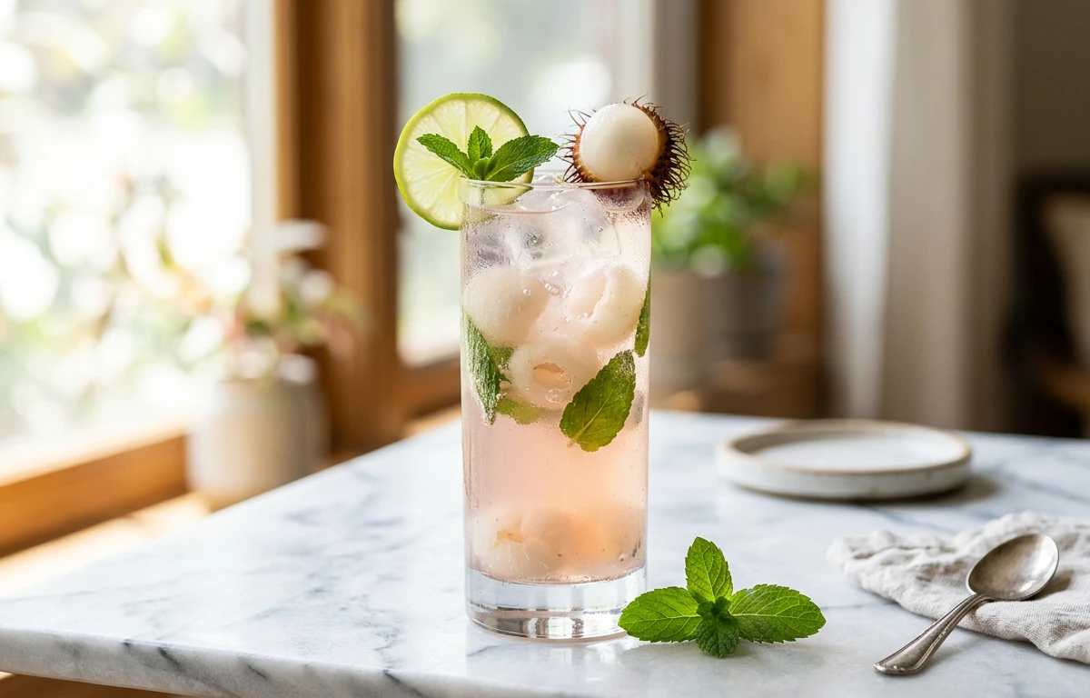 Rambutan & Mint Spritzer