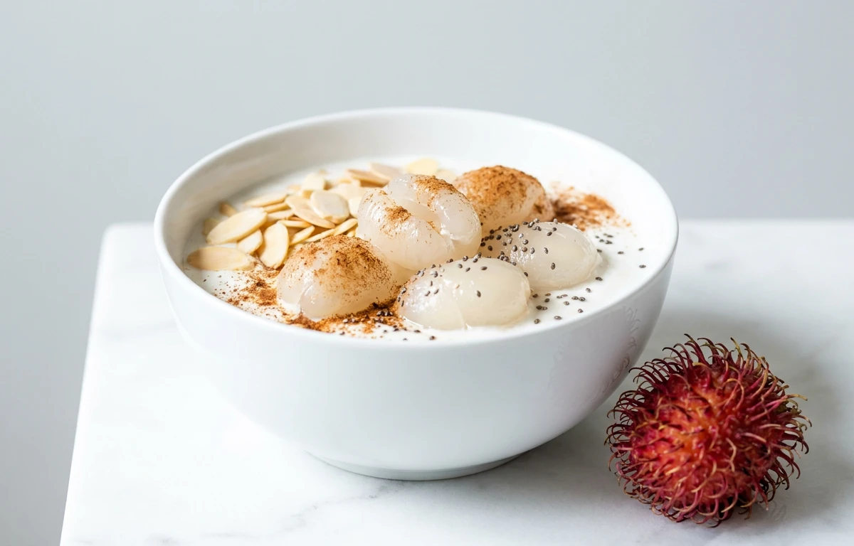 Rambutan Coconut Yogurt Bowl