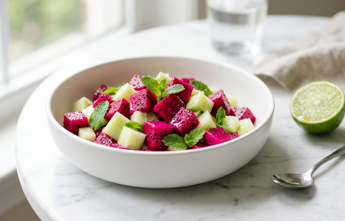 Refreshing Dragon Fruit Salad