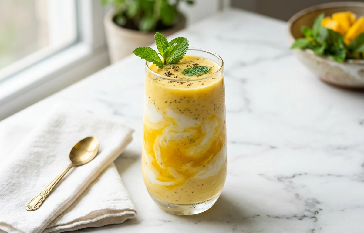 Refreshing Mango Lassi