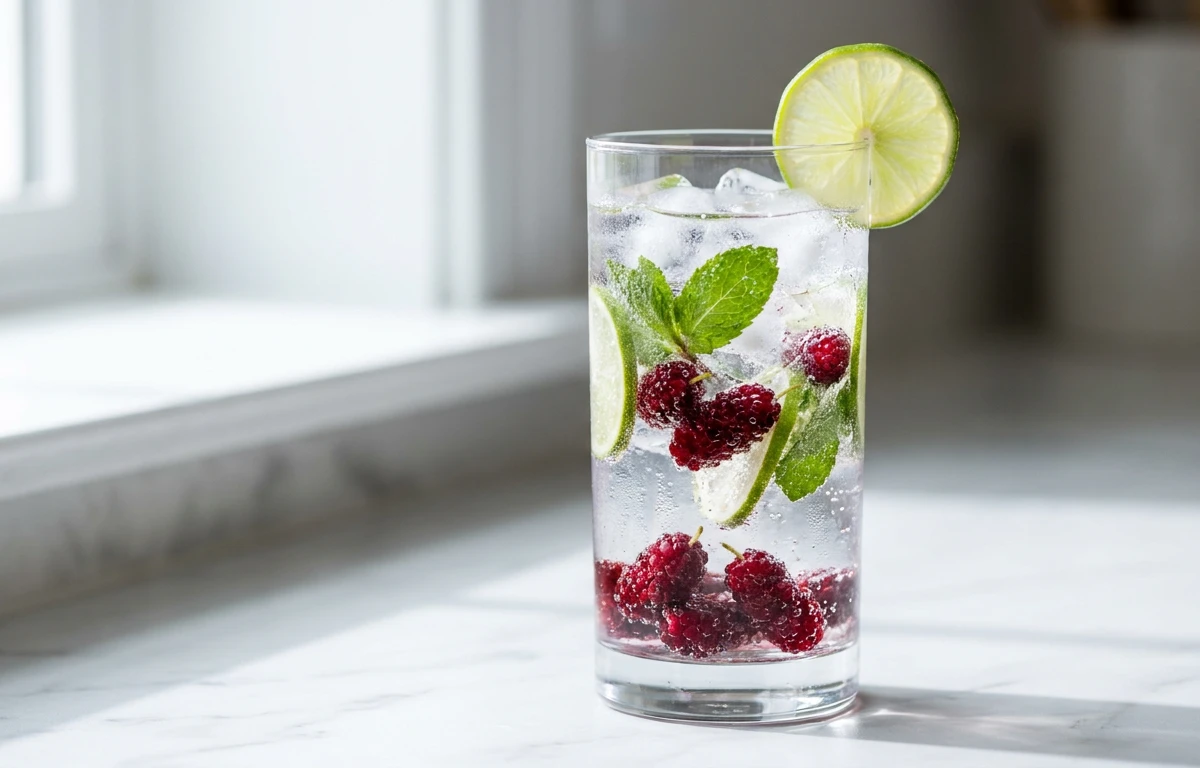 Refreshing Mulberry Spritzer
