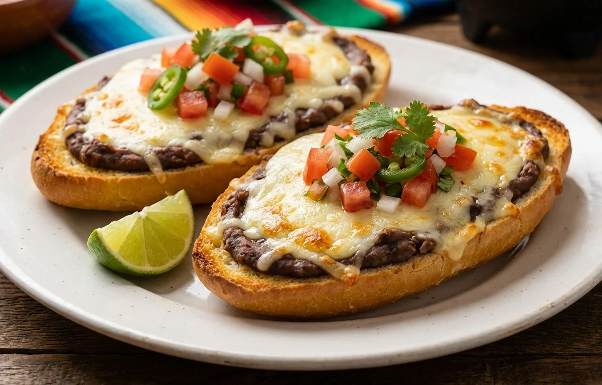 Refried Bean Molletes