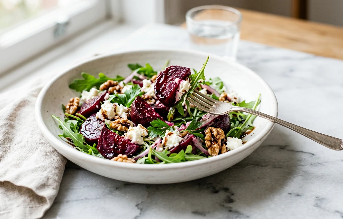 Roasted Beetroot & Feta Salad