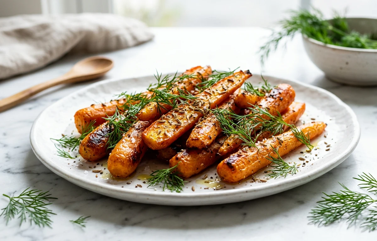 Roasted Carrots with Dill Seed