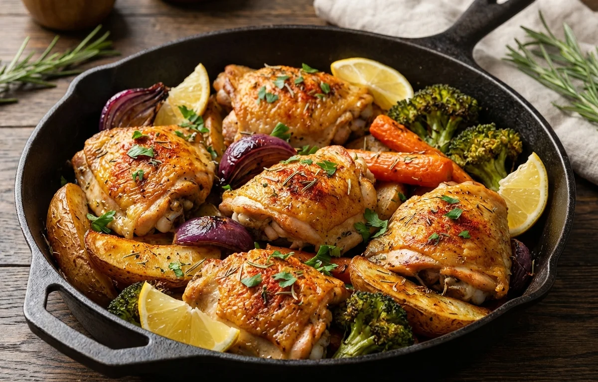 Roasted Chicken and Vegetables