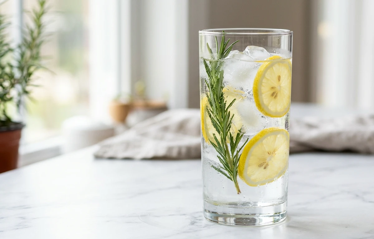 Rosemary & Lemon Infused Water