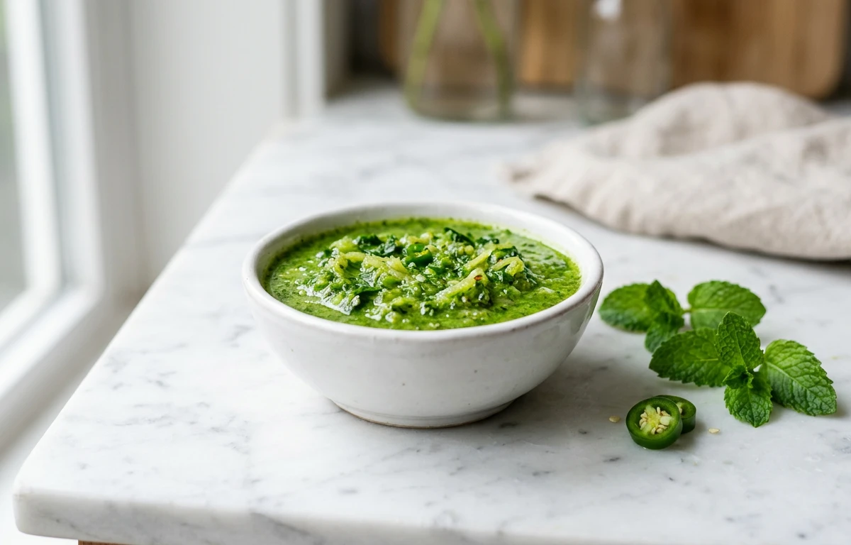 Savory Amla & Mint Chutney