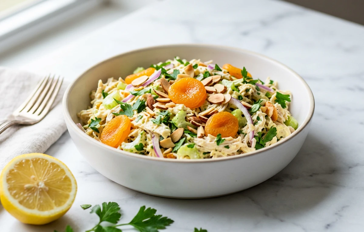 Savory Apricot Chicken Salad