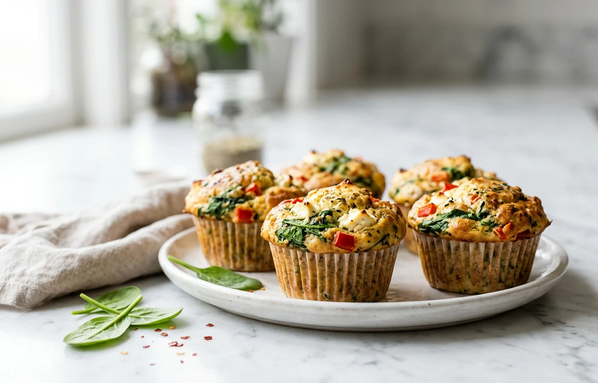 Savory Egg & Spinach Muffins