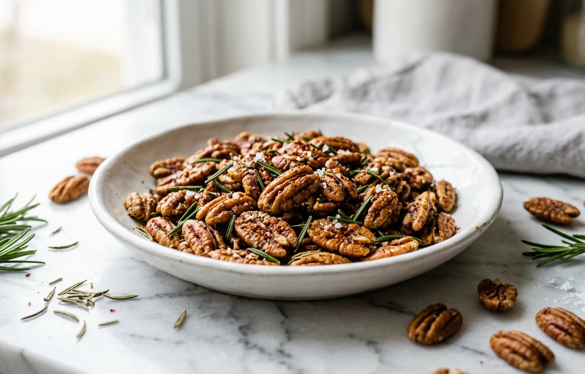 Savory Rosemary-Spiced Pecans