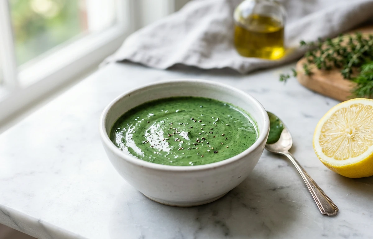 Savory Spirulina Vinaigrette