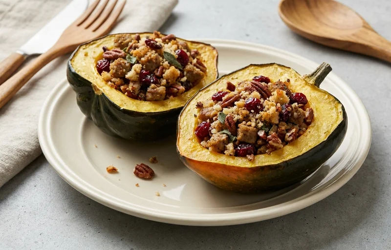 Savory Stuffed Acorn Squash