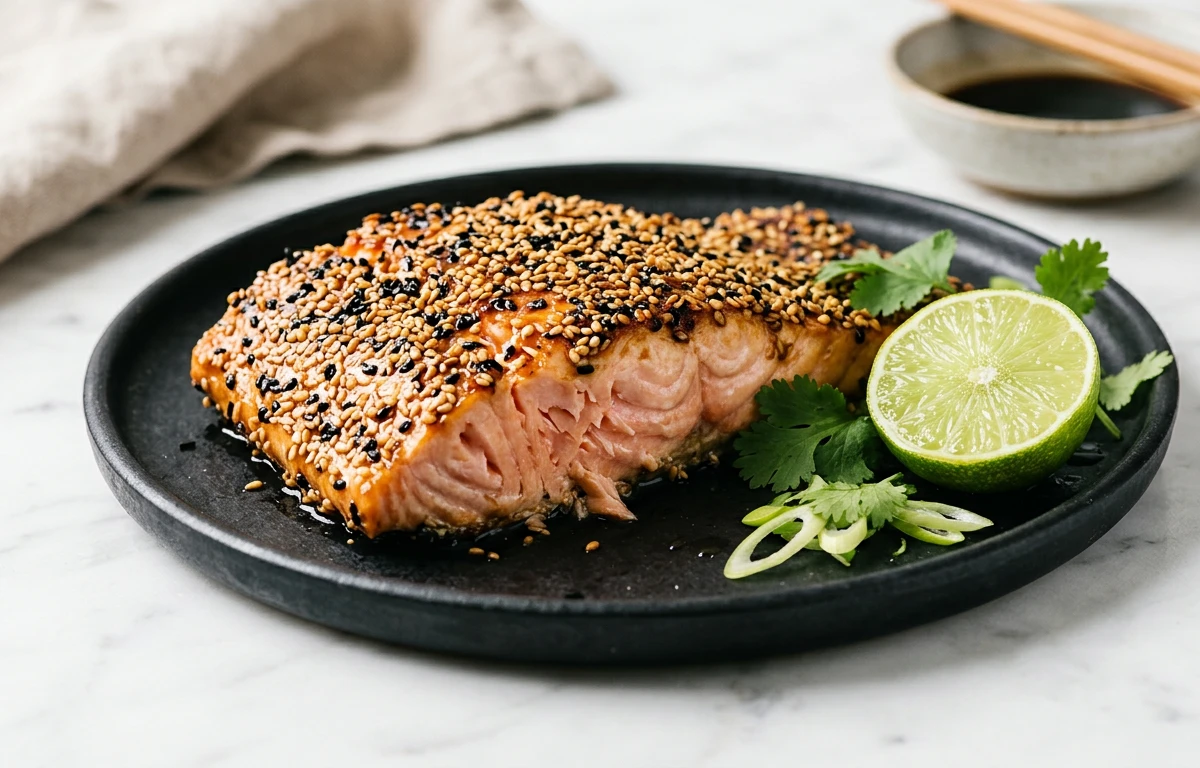 Sesame-Crusted Salmon