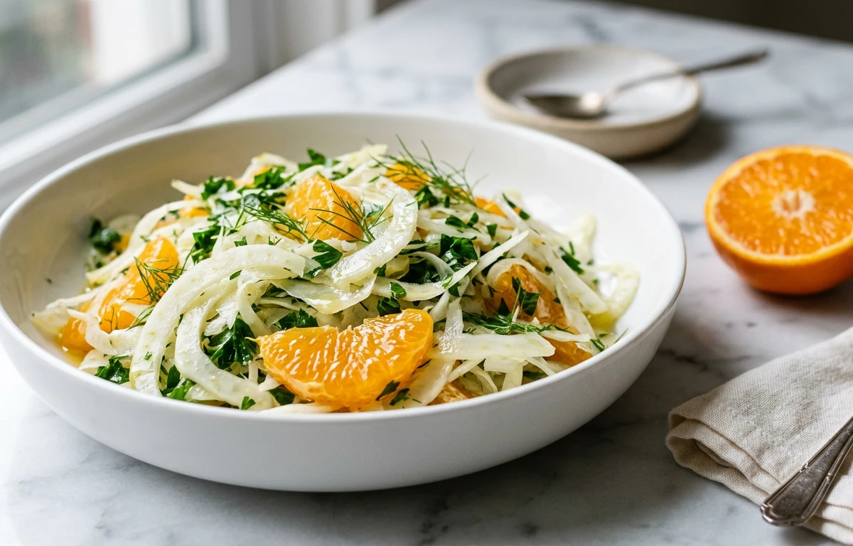 Shaved Fennel & Clementine Slaw