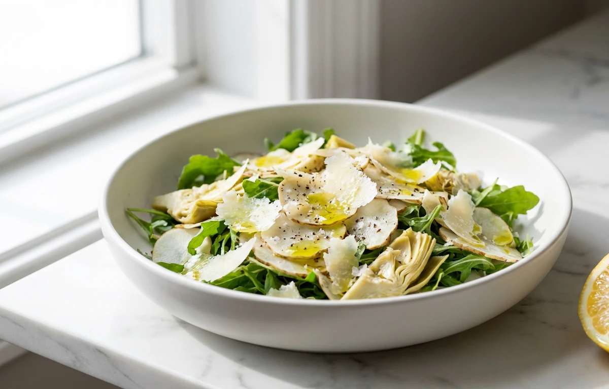 Shaved Sunchoke & Parmesan Salad