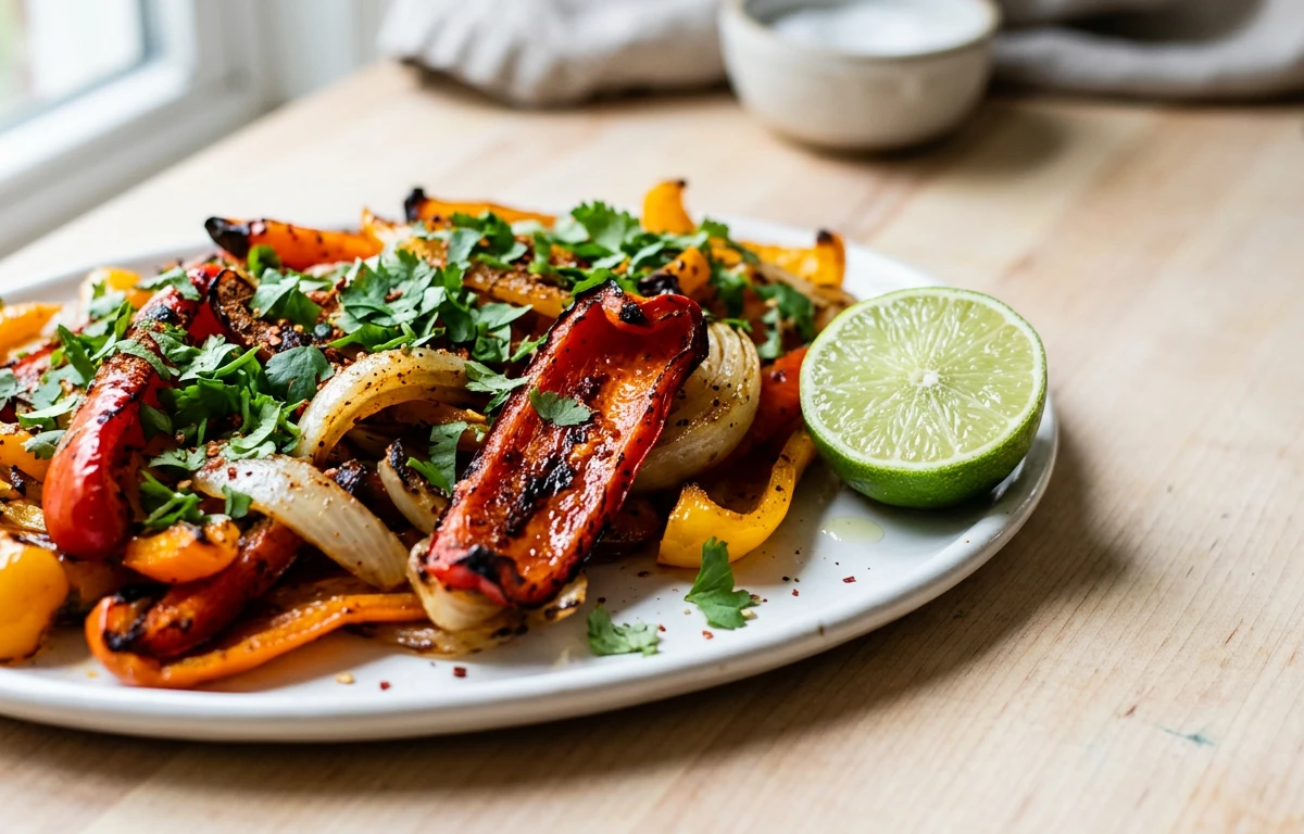 Sheet Pan Fajita Veggies
