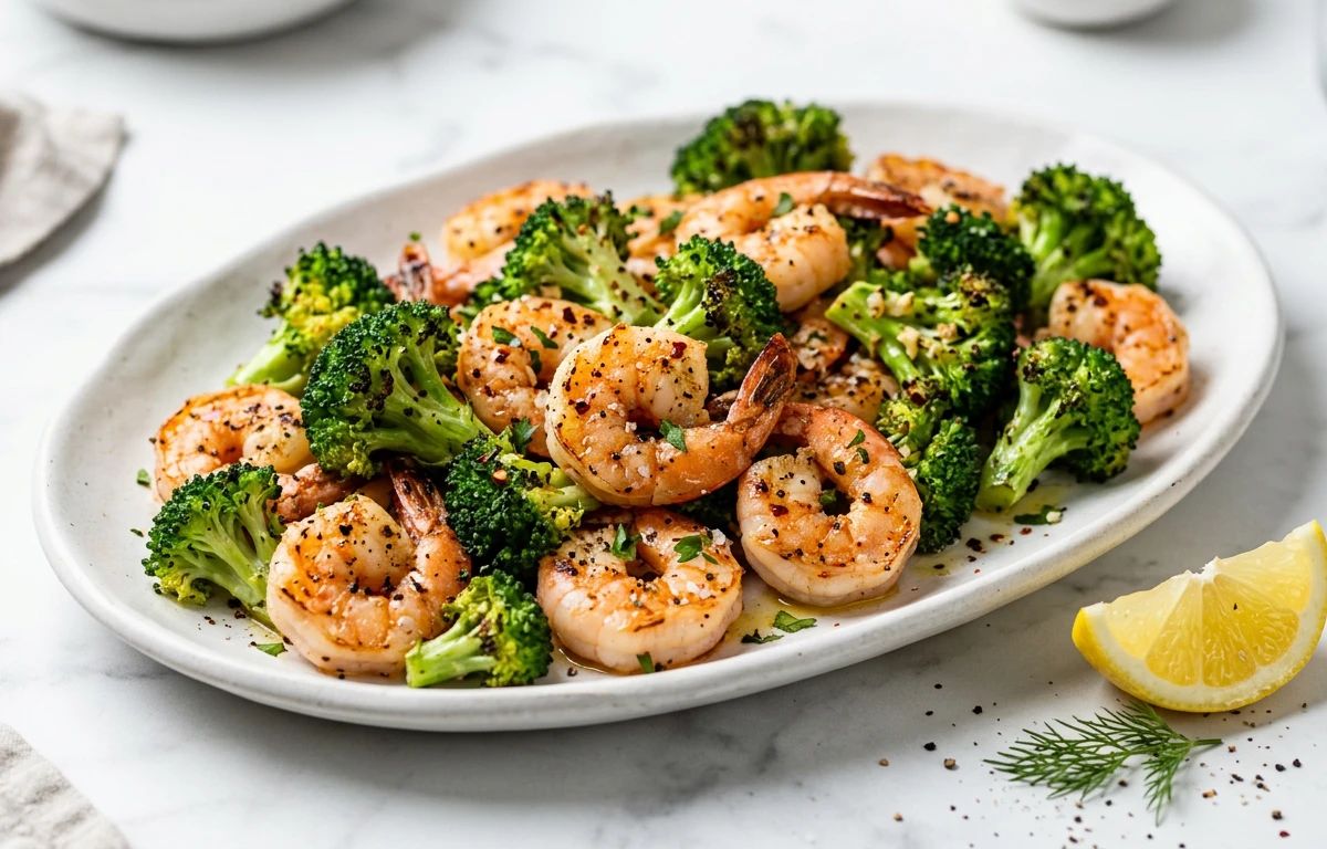 Sheet Pan Shrimp & Broccoli