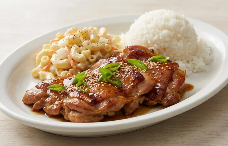 Shoyu Chicken Plate Lunch
