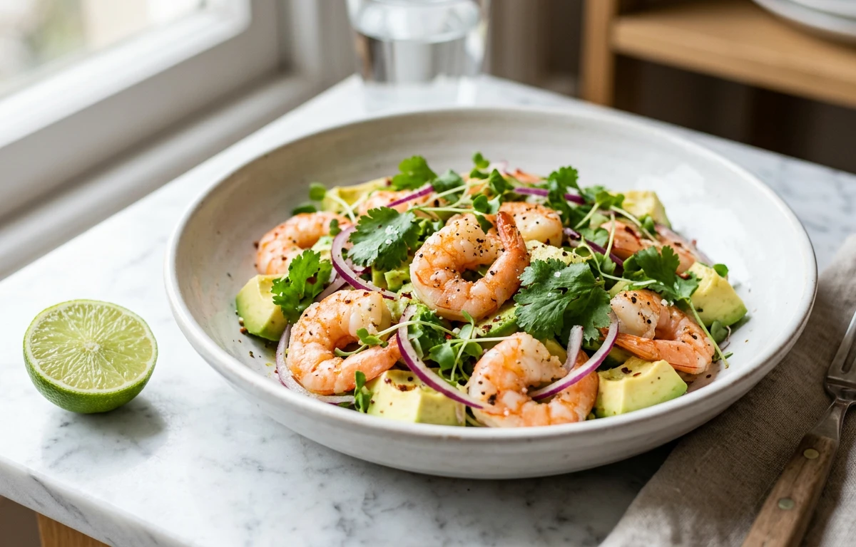 Shrimp and Avocado Salad