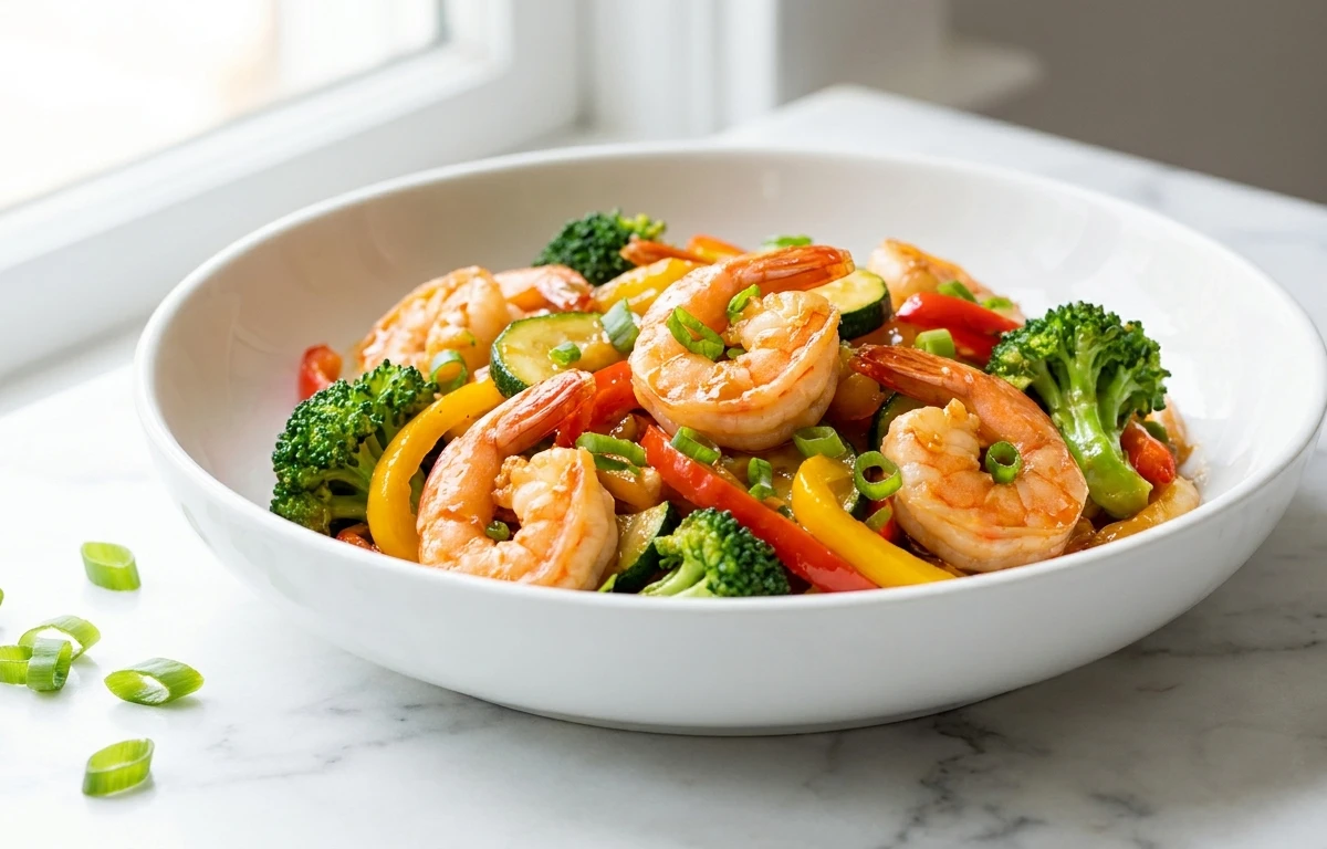 Shrimp and Vegetable Stir-fry