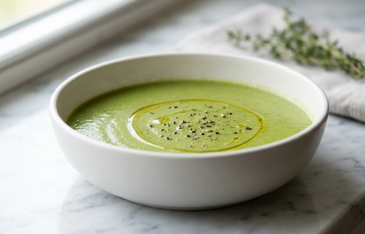 Silky Cream-Free Asparagus Soup