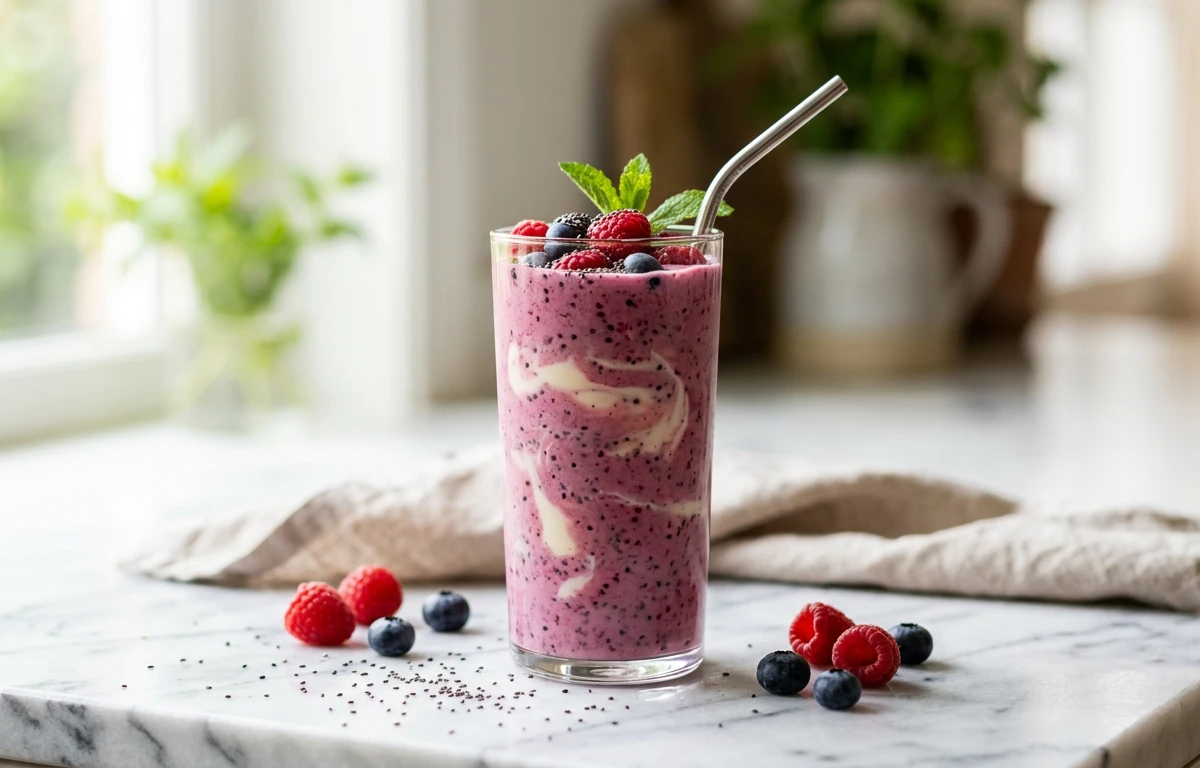 Simple Berry & A2 Milk Smoothie