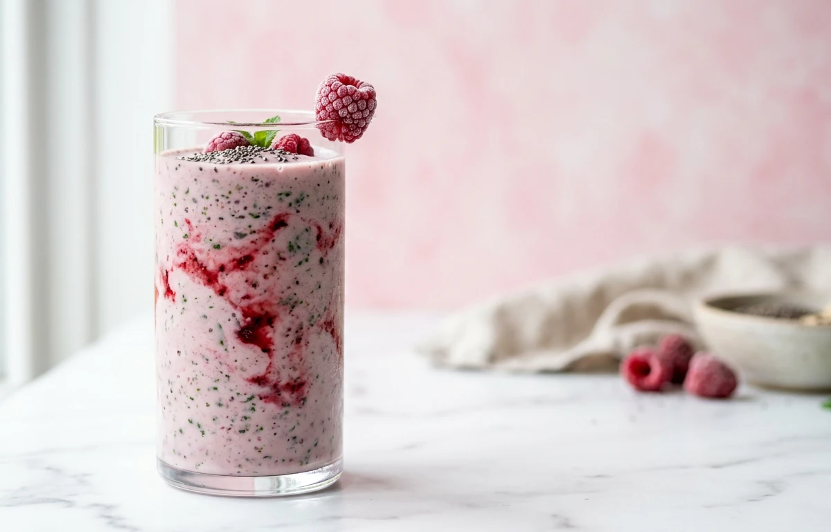 Simple Berry & Almond Milk Smoothie