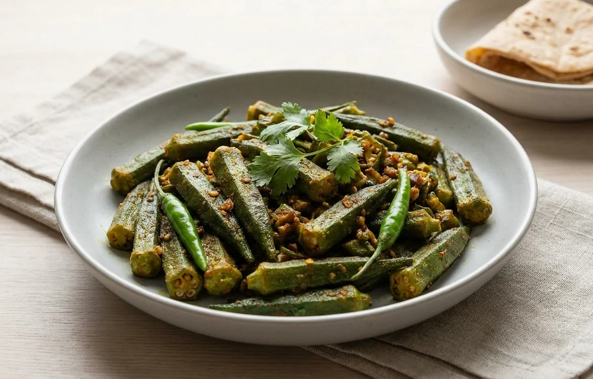 Simple Bhindi Sabzi