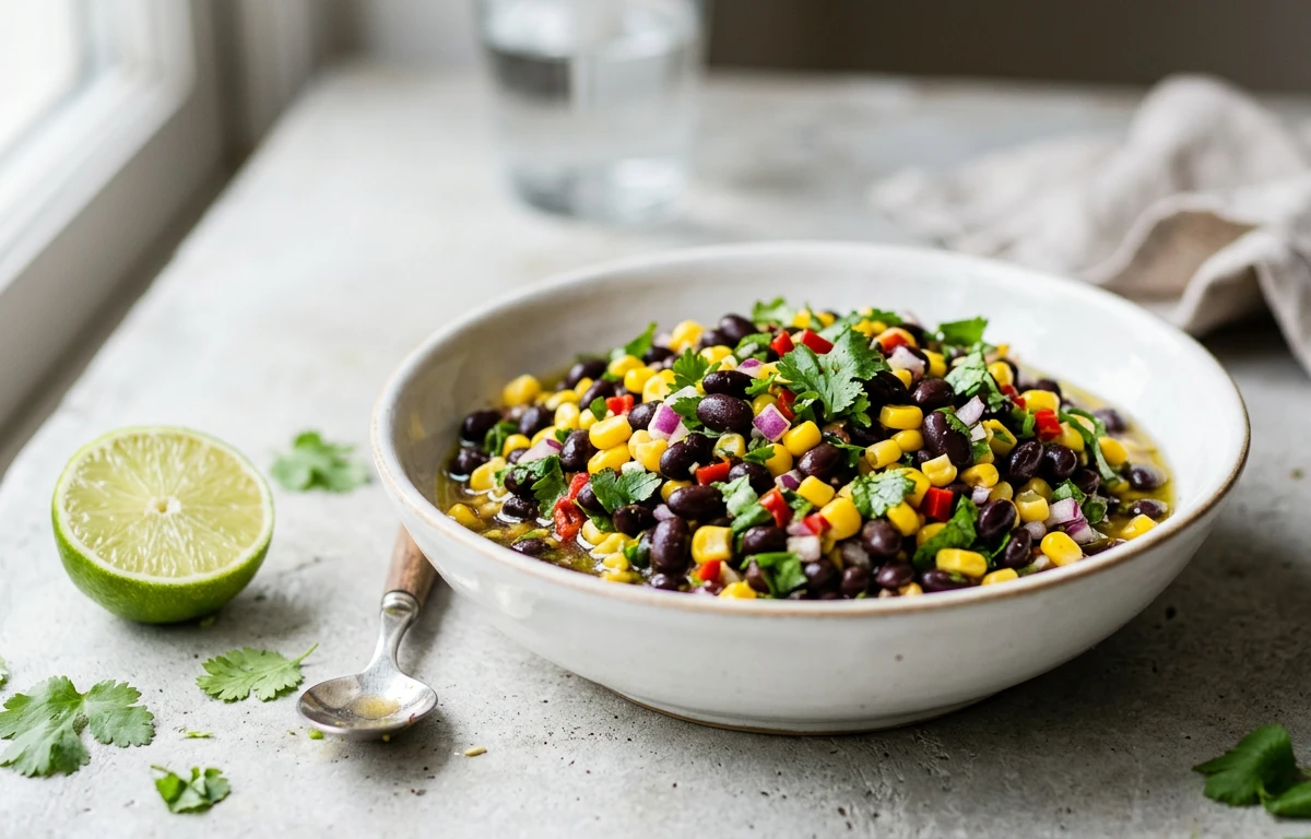 Simple Black Bean & Corn Salsa