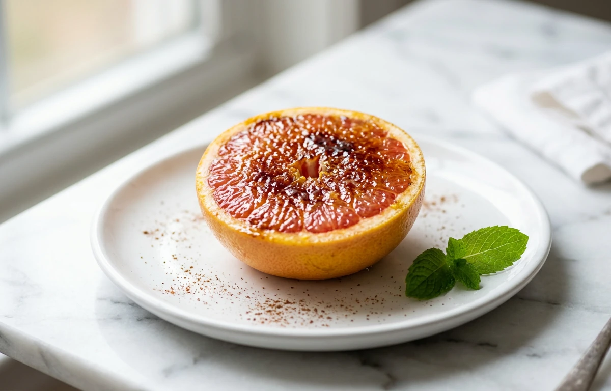 Simple Broiled Grapefruit