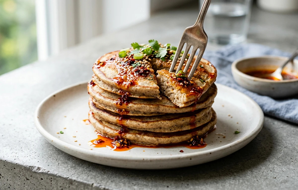 Simple Chestnut Flour Pancakes