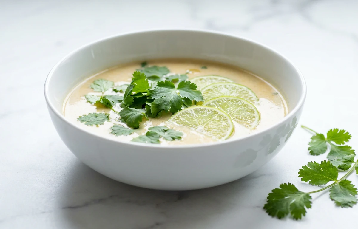 Simple Coconut-Lime Soup