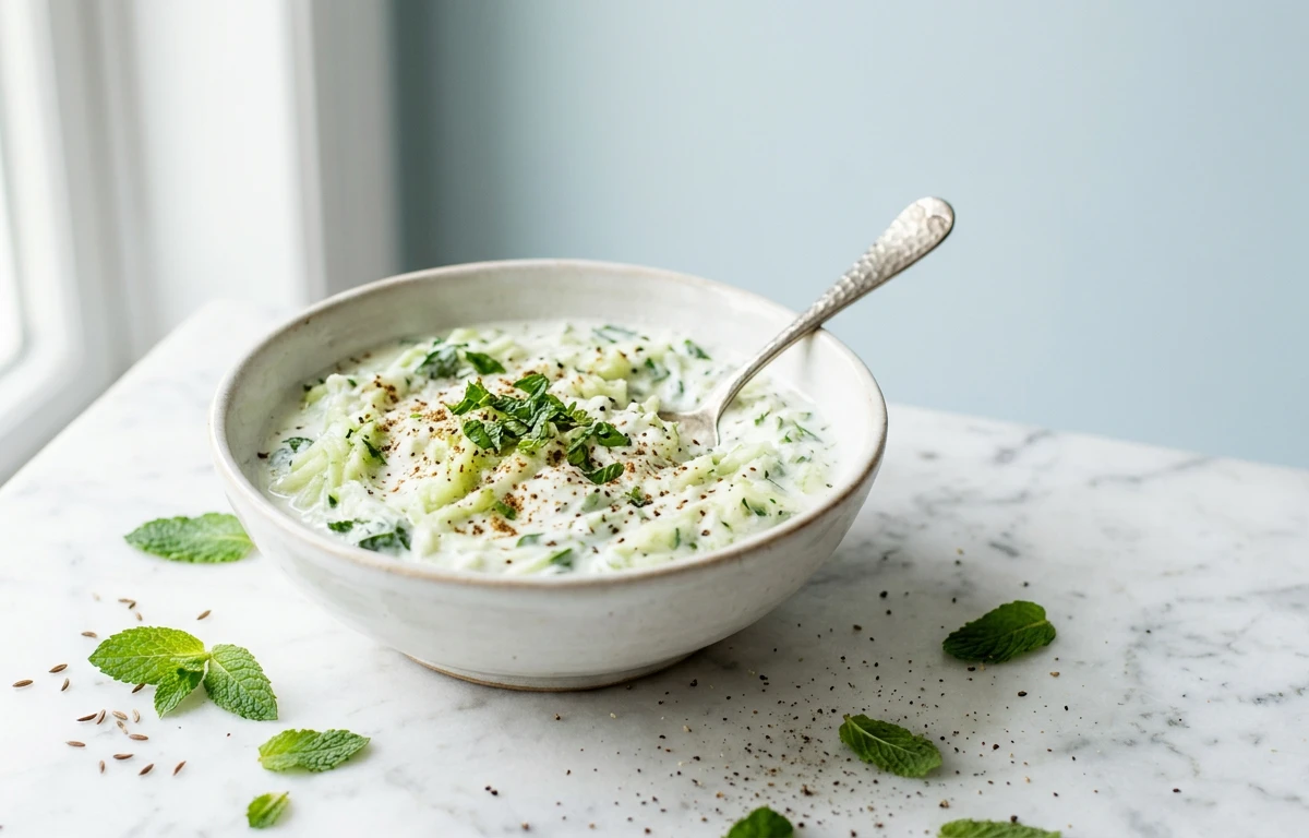 Simple Cucumber & Mint Raita