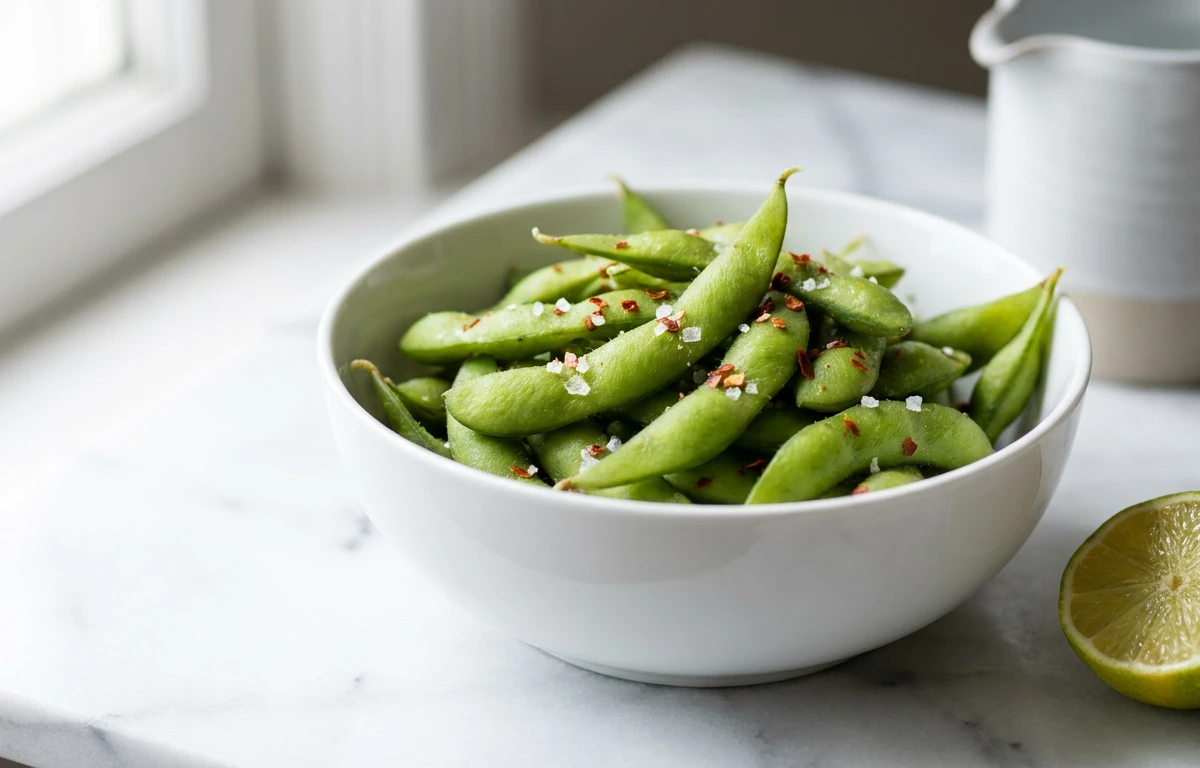 Simple Edamame Snack