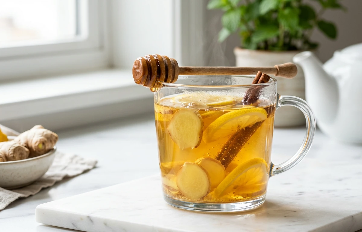 Simple Fresh Ginger Tea