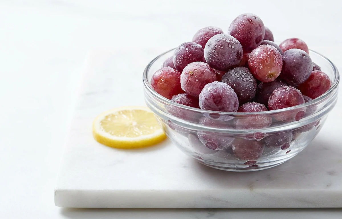 Simple Frozen Grapes