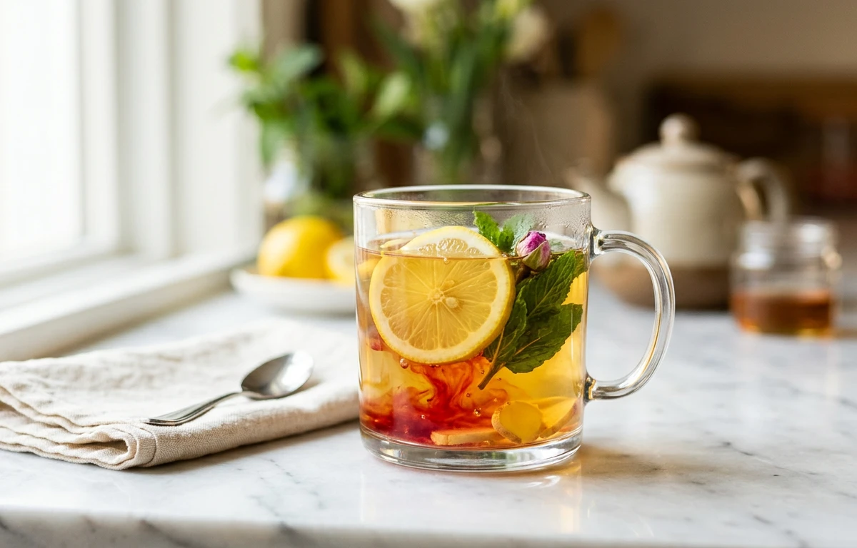 Simple Ginger Lemon Tea