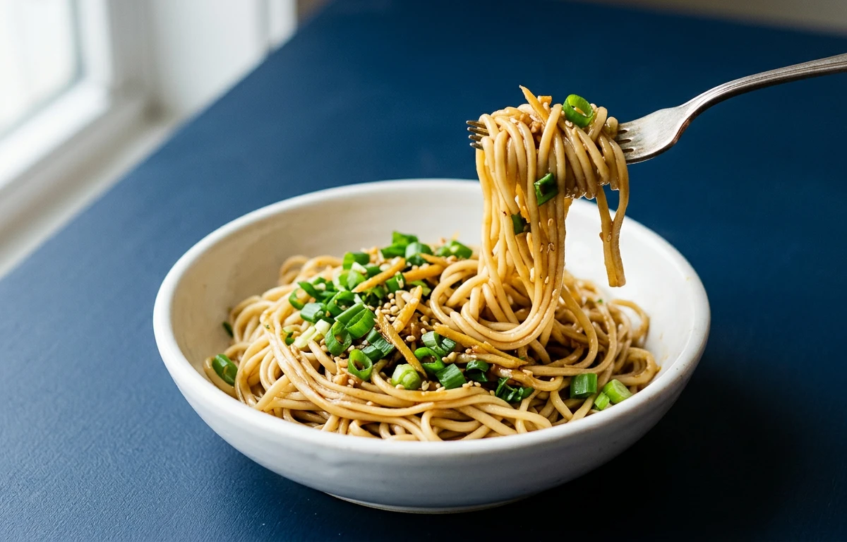 Simple Ginger-Scallion Noodles