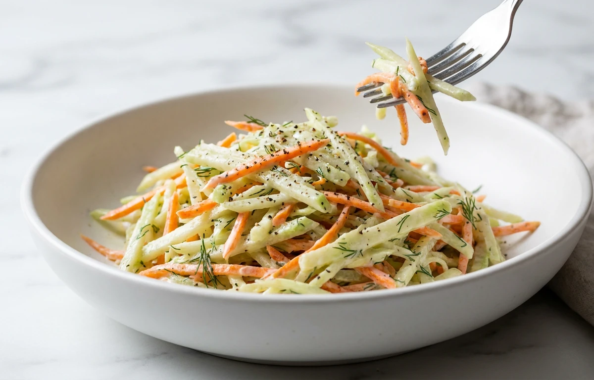 Simple Kohlrabi Slaw