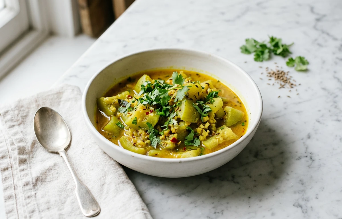 Simple Lauki Sabzi (Bottle Gourd Curry)