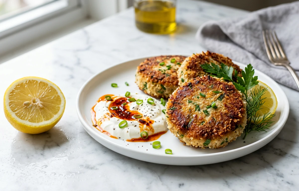 Simple Lemon-Herb Tuna Patties