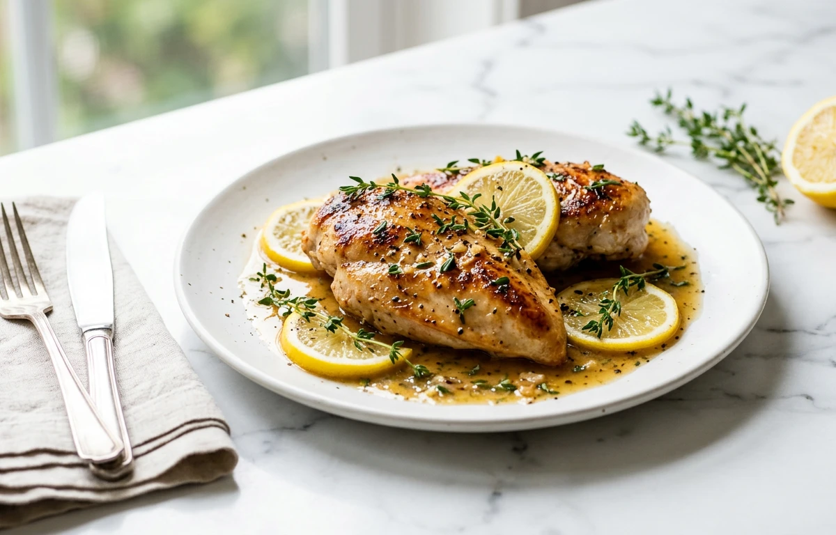 Simple Lemon Thyme Chicken