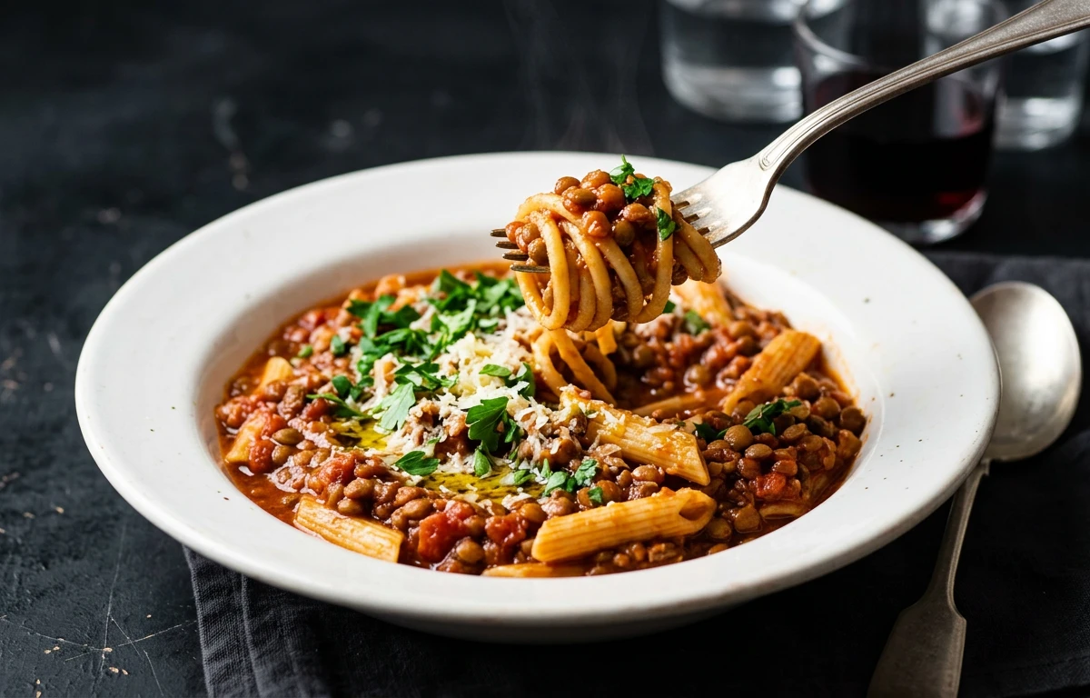 Simple Lentil Bolognese
