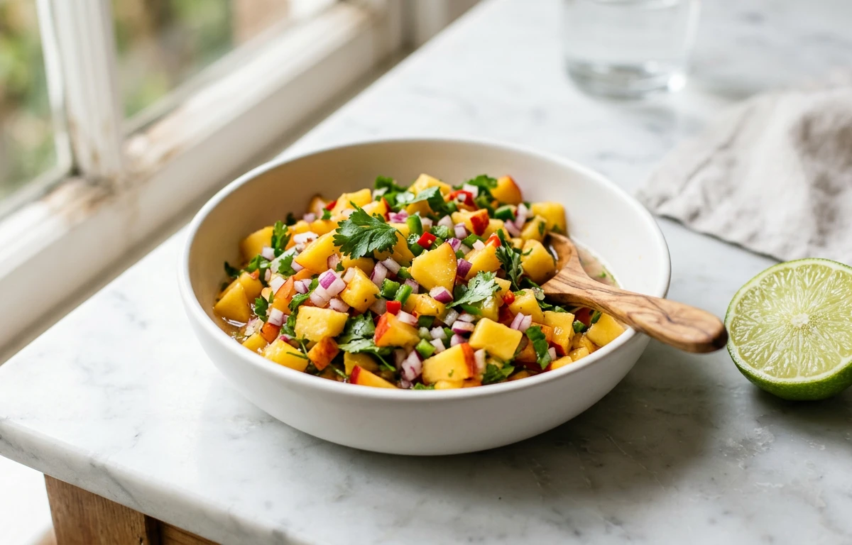 Simple Nectarine Salsa